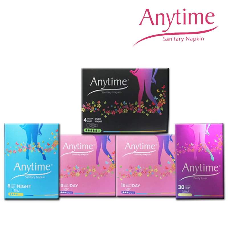 

Hot Sale Anytime Sanitary Pads Anion Pads Feminine Hygiene Anion Sanitary Napkin Organic Cotton Love Moon Anion 52 Packs/lot