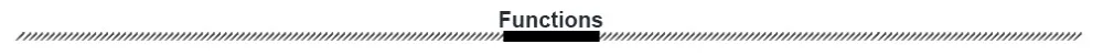Functions 1
