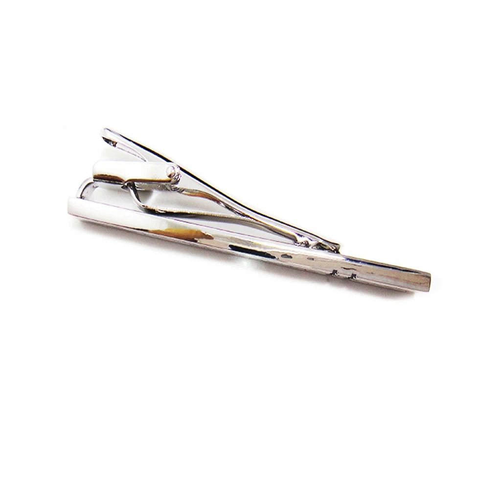 Brass Tie Bar Men's Formal Tie Clip with Stripe Elegant Necktie Bar Design Birthday Father's Day Gift Jewelry