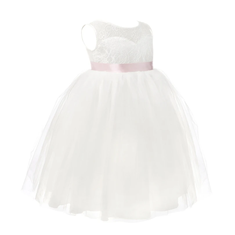 TiaoBug/белые платья с цветочным узором и открытой спиной для девочек платье принцессы для дня рождения пышное платье из тюля для детей от 2 до 12 лет