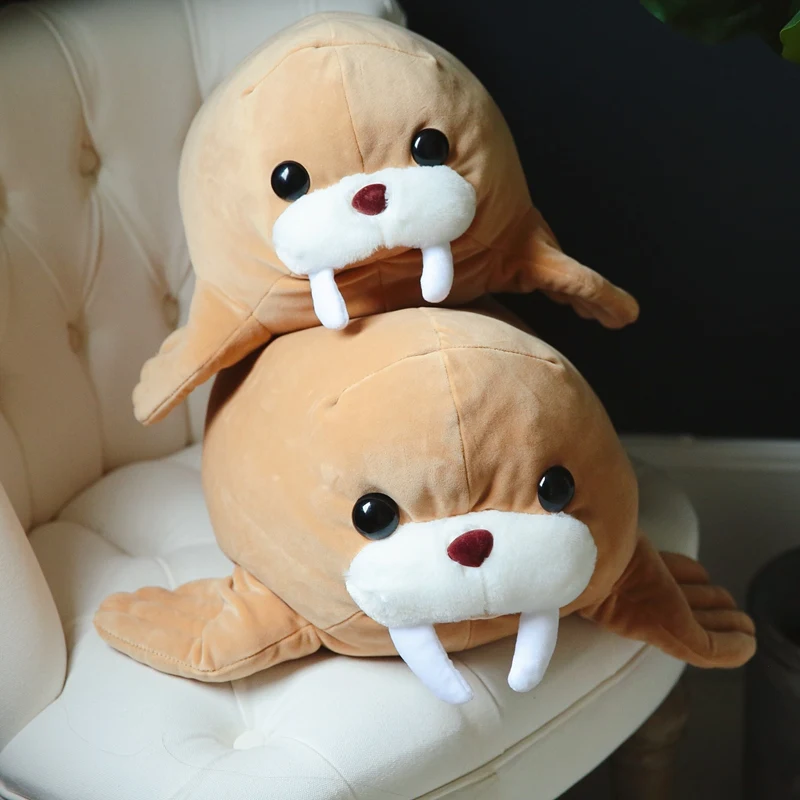 45cm/55cm Kawaii Walrus Plush Toys Soft Stuffed Cartoon Animal Sea Lion Pillows Sofa Decoration Dolls Children Birthday Gifts 45cm/55cm Kawaii Walrus Plush Toys Soft Stuffed Cartoon Animal Sea Lion Pillows Sofa Decoration Dolls Children Birthday Gifts