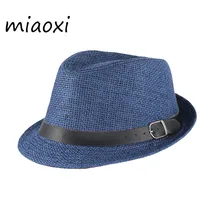 Miaoxi/брендовая Новая летняя кепка от солнца для мальчиков, кепка s для детей, бумажная Повседневная Соломенная Кепка, модная пляжная SN-009