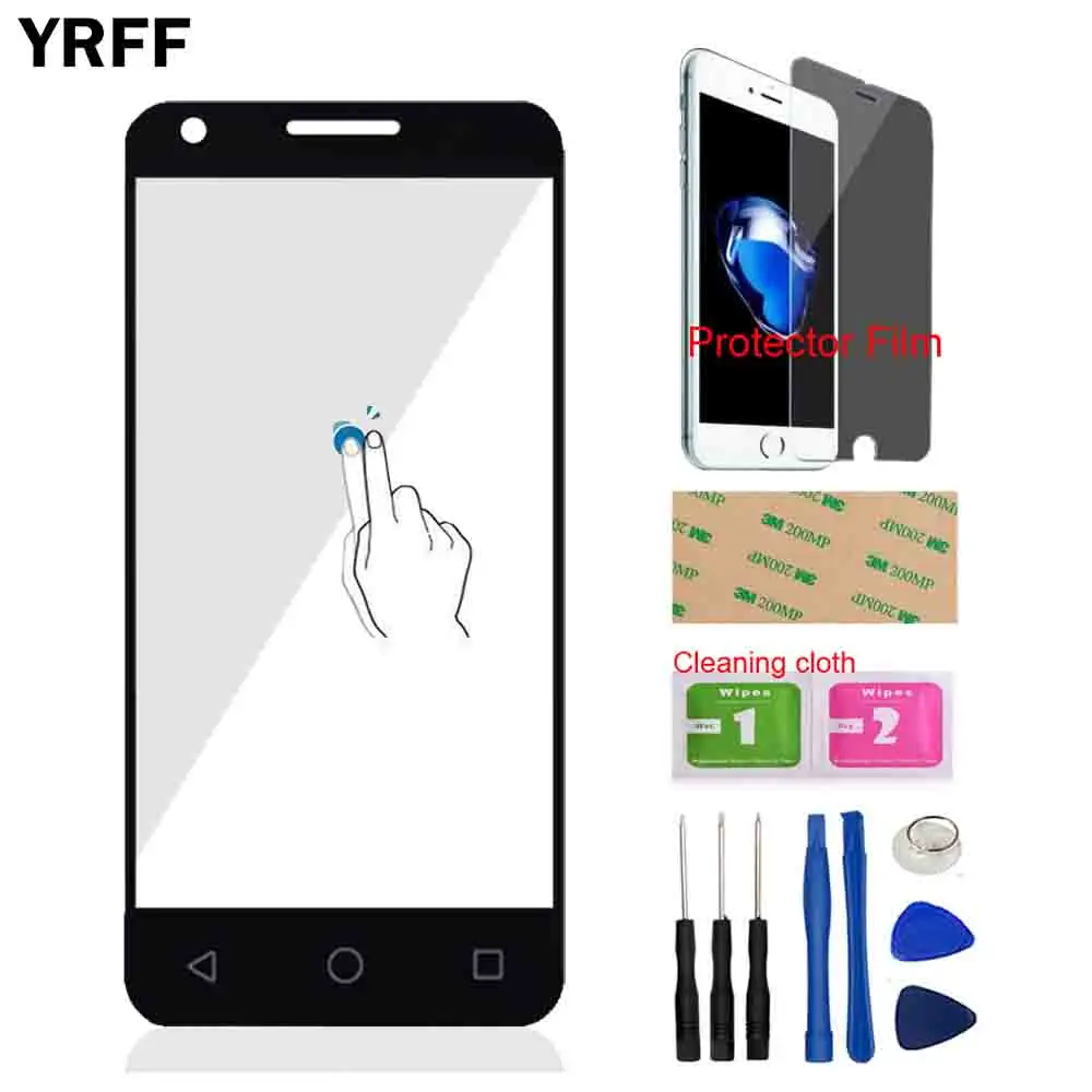 

For Alcatel One Touch Pixi 3 4027D 4027X 5017 5017E OT4027 4027 Front Out Glass (no Touch Screen Digitizer) Panel Protector Film