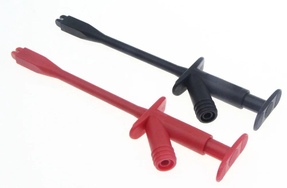 Испытательный зажим безопасности с разъемом 4 мм гибкое пружинное отверстие |