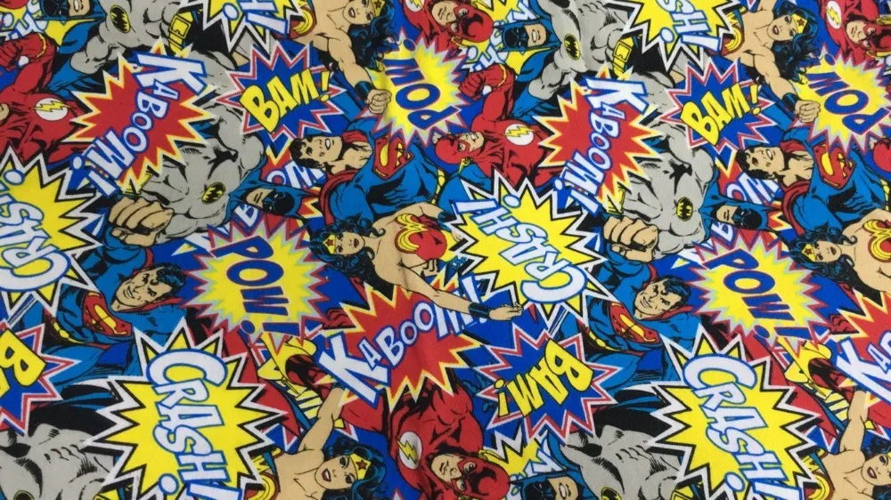 

Cotton lovely hero comic DIY fabric Summer cloth 160cm