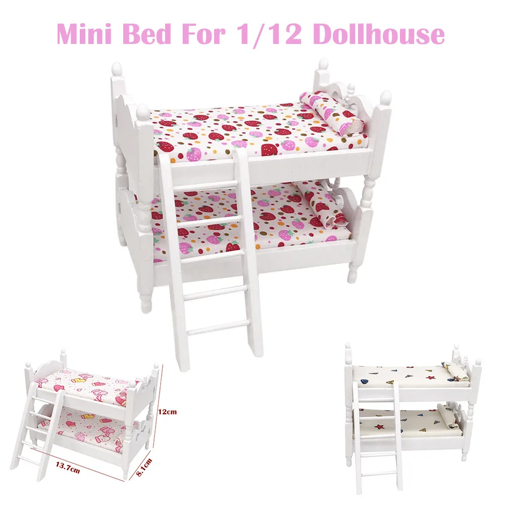 High Quality Cute Mini Dollhouse Furniture Bed Set Miniature Living Room Kids Pretend Play Toy Gift Z0306 | Игрушки и хобби
