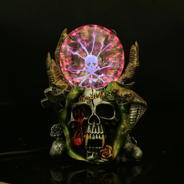 Creative Skeleton Halloween Decoration Resin Magic Lamp Classy Halloween Crystal Ball Decoration Creative Skeleton Halloween Decoration Resin Magic Lamp Classy Halloween Crystal Ball Decoration
