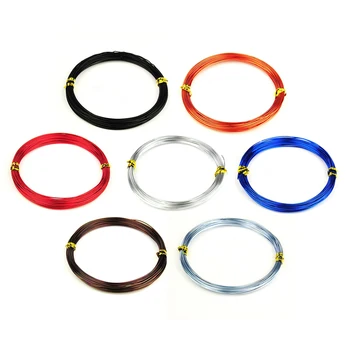 

Pandahall 10m/roll 0.8mm Aluminum Wires for DIY Jewelry Making Findings Accessories Metal Floristry Embellishment Supplies