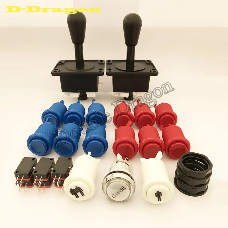 HAPP style joystick & ZIPPY 8 way arcade joystick With happ push button