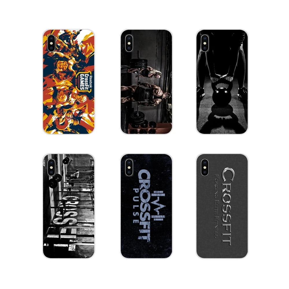 For Samsung Galaxy S4 S5 MINI S6 S7 edge S8 S9 S10 Plus Note 3 4 5 8 9 CrossFit Training Fitness Facility Accessories Skin Cover | Мобильные