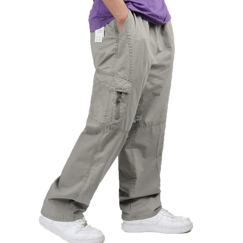 2019 Повседневная Мужская Уличная карман большой Брюки карго мужские брюки