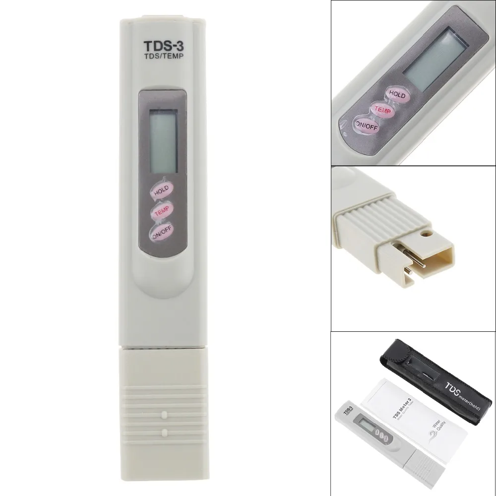 

0-9990 PPM TDS Meter Digital LCD Tester Water Filter Purity Pen Stick
