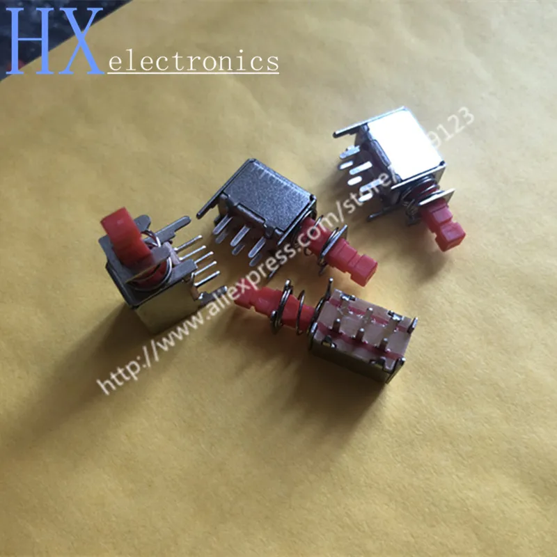 Hot sale A03 PS-22F03 straight key switch channel self-locking power button switch 0.22yuan_