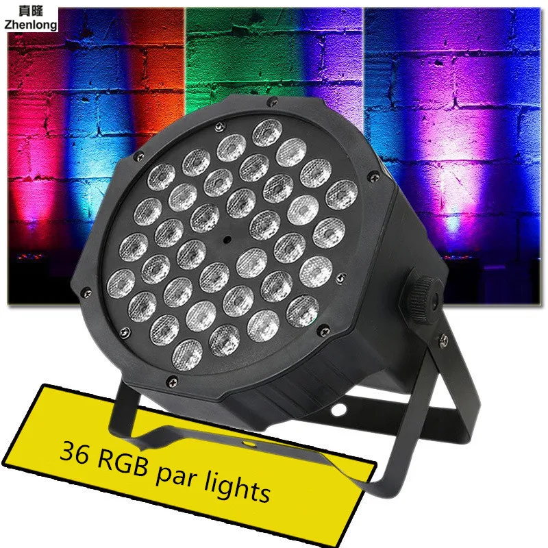 

RGB Stage Led 36 LEDS PAR Light Disco DJ Lighting Club Party Light Strobe AC110-220V EU US Plug Wedding Show Bar KTV Lighting