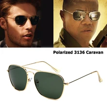 JackJad, clásico, 3136, estilo caravana, gafas De Sol cuadradas polarizadas De aviación, gafas De Sol De diseño Retro Vintage para hombres, gafas De Sol De marca