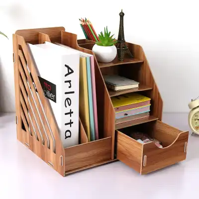 Home Office Storage Box Table Accessories Desk Organizer Book Table Accessories Desk Organizer Book