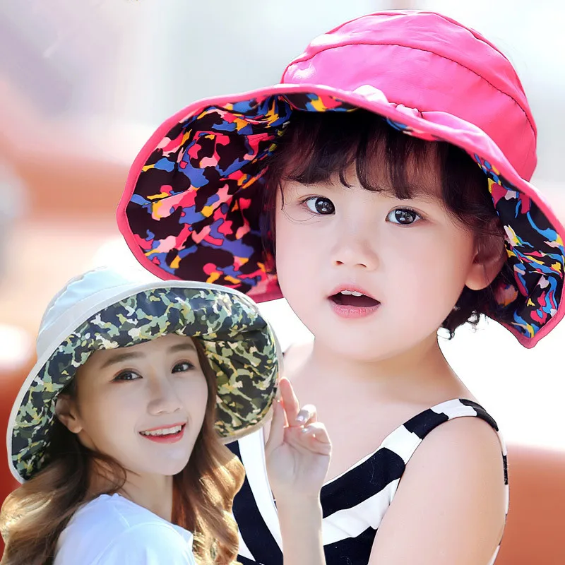 Baby Sun Cap Newborn Baby Girl Caps Family Hats Summer Outdoor Cap