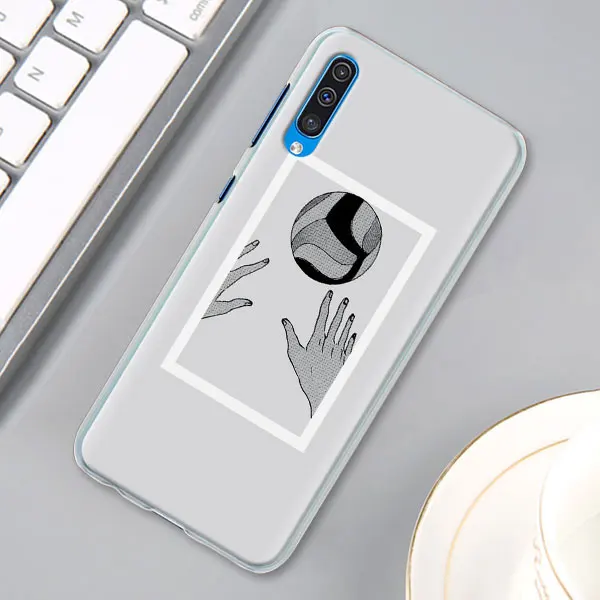 Я люблю волейбол чехол КРЫШКА ДЛЯ samsung Galaxy A30 A40 A50 A70 A6 A8 плюс A7 A9 M30 чехол для телефона Coque - Цвет: 01