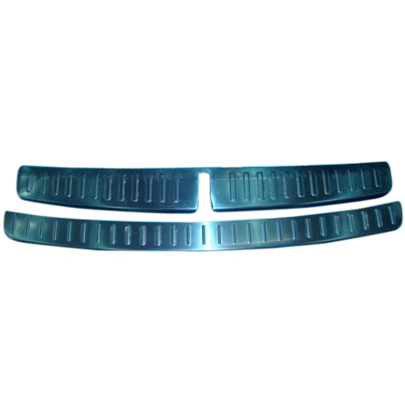 Stainless Rear Inner+Outer Bumper Protector Scuff Plate Guard Cover Trim For BMW X3 F25 2011 2012 2013 Car Styling accessories! car styling stainless steel interior trim air conditioning cd control panel decoration cover for bmw x3 f25 x4 f26 accessories
