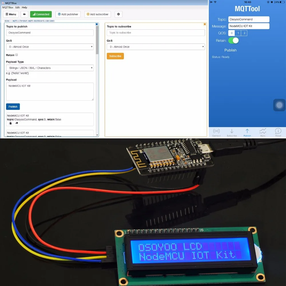 NODEMCU IOT Интернет вещей комплект программирования обучения стартовый комплект с ESP8266 wifi