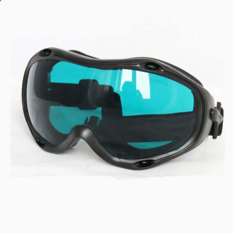 OD 4+ red laser safety glasses with big frame For 266, 632.8, 635 660nm