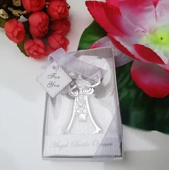 

500pcs Cherub Angel baby Bottle Opener Guardian Angel Design Crystal Cap Opener Bronze Wedding Gifts For Guests Wedding