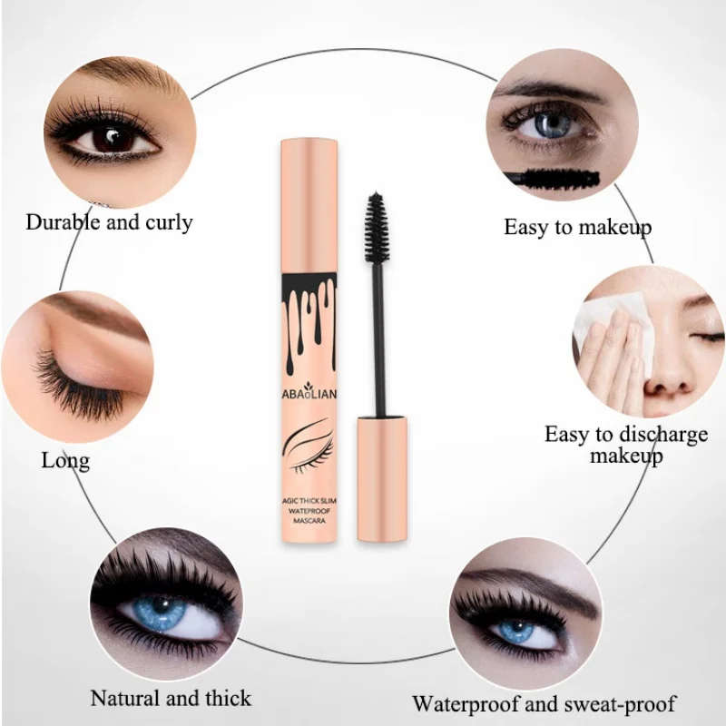 2019 4D Fiber Lash Mascara Waterproof For Eyelash Extension Black Thick Lengthening Curling Eye Lashes Korean Cosmetics