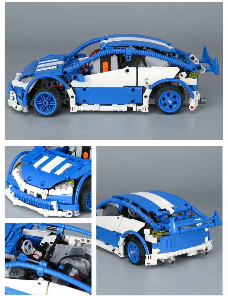 20053 640 шт. Technic серия совместима с MOC-6604 хэтчбек Тип R автомобильный набор строительные блоки кирпичи Мальчики Забавный автомобиль игрушки подарки