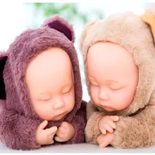 38 см Reborn Baby кролик/медведь плюшевые куклы игрушки для детей силиконовые Reborn Alive Младенцы реалистичные детские игрушки Спящая кукла детская игрушка