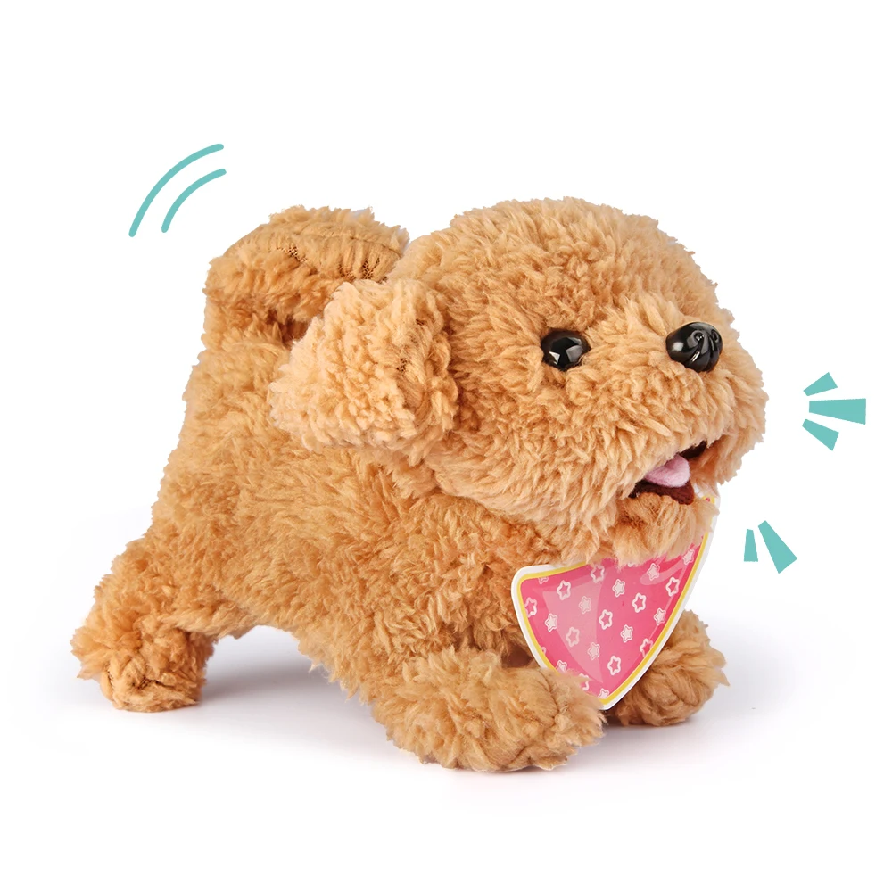 Plush Animals Puppy Dogs Electronic Dog Toys Simulated Doll Stand Walk