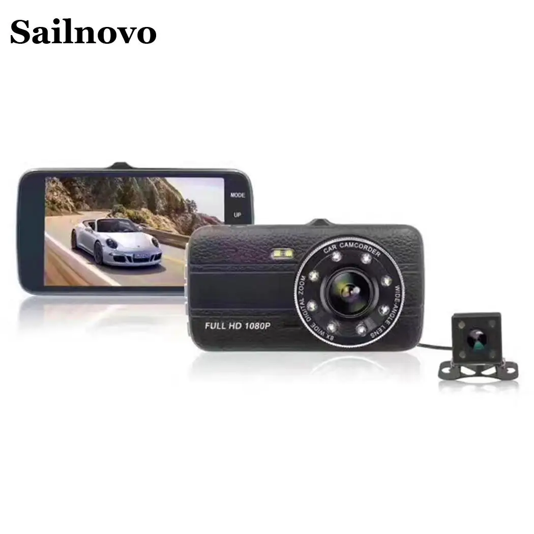 DVR Двойной объектив автомобиля Камера видео Регистраторы регистраторы G Сенсор