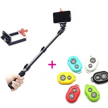 Для GoPro Hero 4 3 3+ 2 1 C-188 Выдвижная Ручной GoPro Монопод стик+ держатель телефона штатив Мобильный телефон Монопод