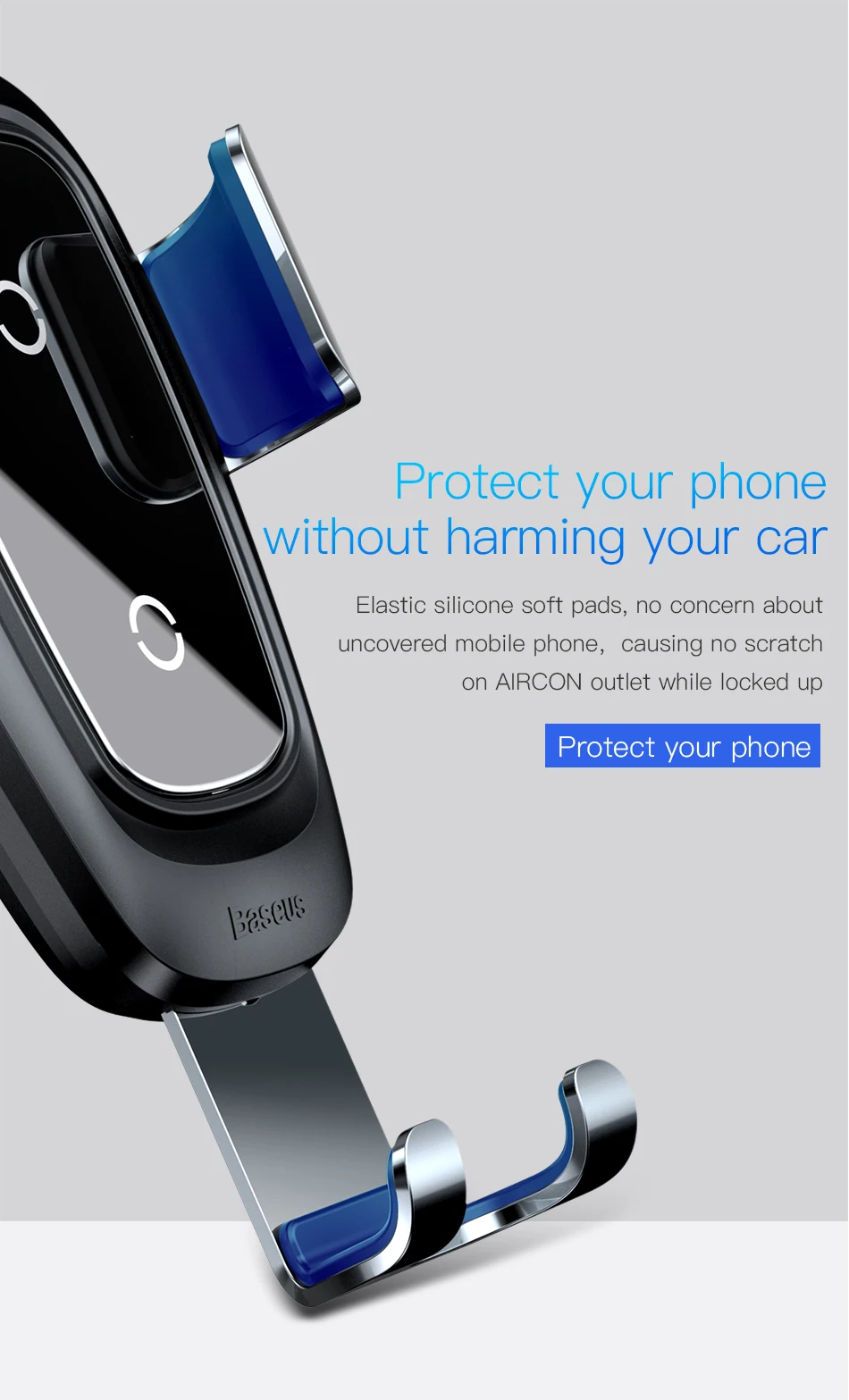 Baseus Qi Беспроводное Автомобильное зарядное устройство для iPhone 11 Pro Max X Быстрая автомобильная Беспроводная зарядка для Xiaomi mi 9 mi x 3 samsung S10 S9