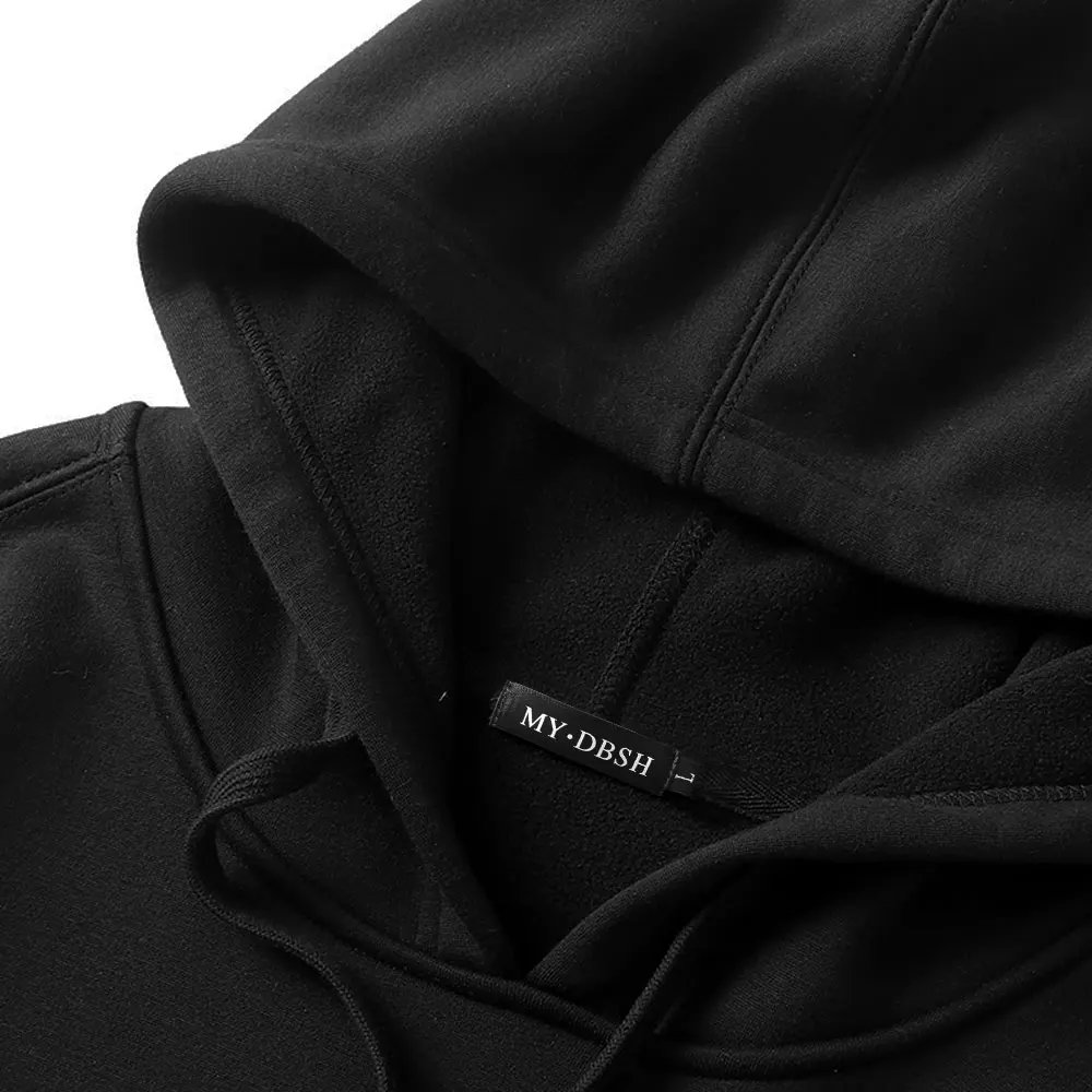MYDBSH новая брендовая уличная толстовка с капюшоном в стиле хип-хоп черная серая трикотажная толстовка с капюшоном Мужские толстовки и свитшоты размера плюс XS-XXXXL