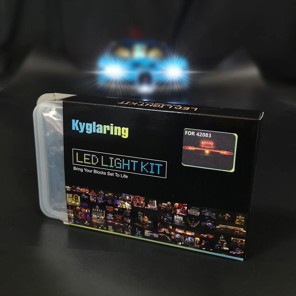 

Led Light kit (only light included ) for 42083 (not includ car bricks set)
