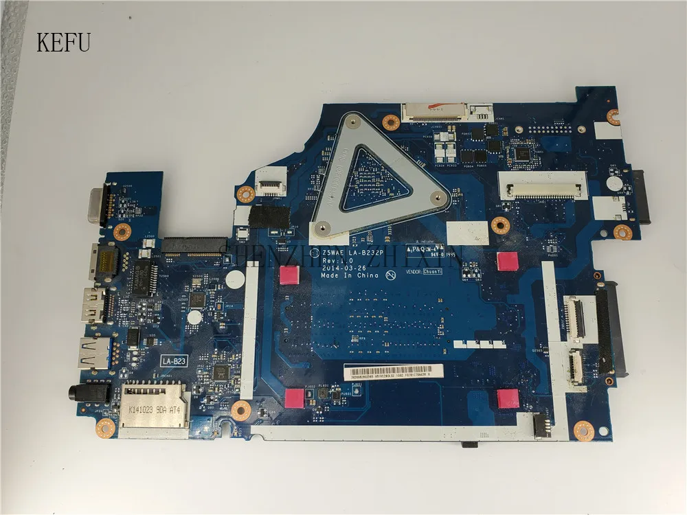 Материнская плата для ноутбука ACER aspire E5 521 CPU Z5WAE A6 6310U NBMLF11004 протестированная