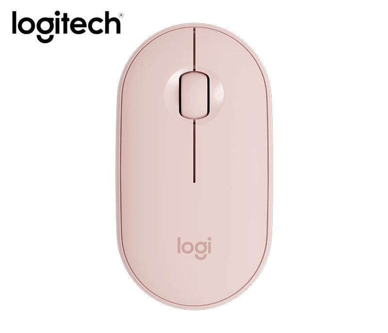 НОВАЯ тонкая и легкая Бесшумная Bluetooth Мышь Logitech PEBBLE портативная современная