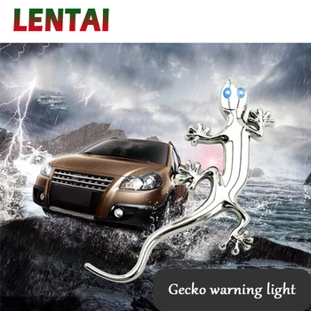 

LENTAI 1PC Auto Gecko warning light Car LED Styling For Hyundai I30 IX35 Nissan Juke Subaru Suzuki Vitara Swift Opel Astra J H