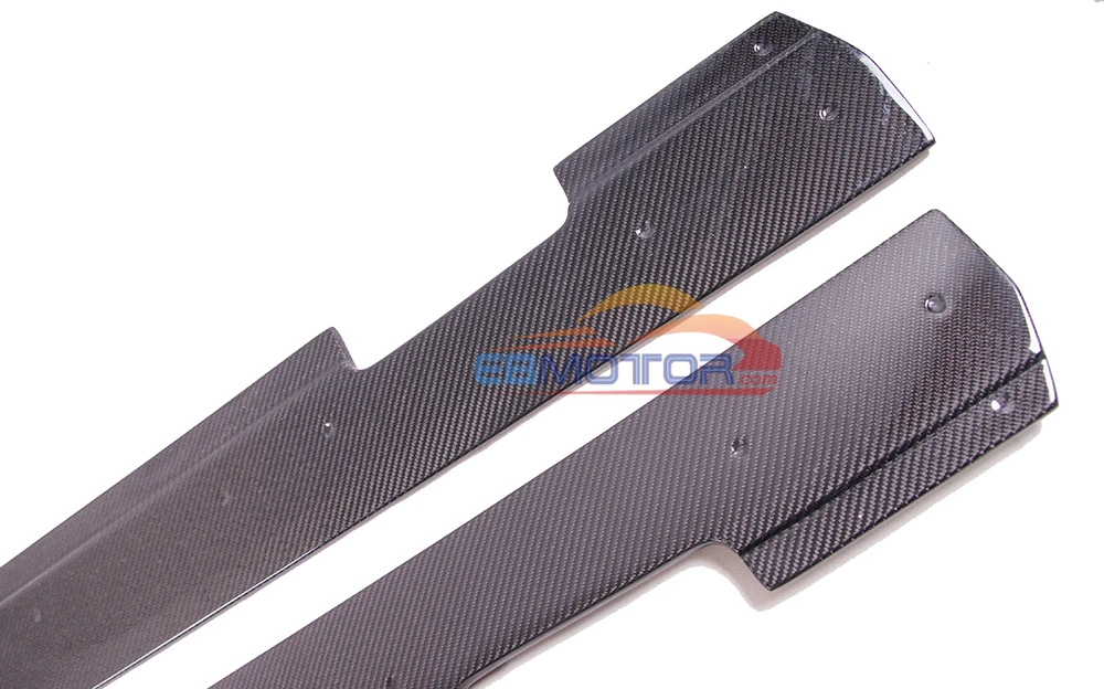 ebmotor-com Real Carbon Fiber side skirts spoiler splitter 4pcsSet For Benz W212 E63 AMG 11-14  11_8724