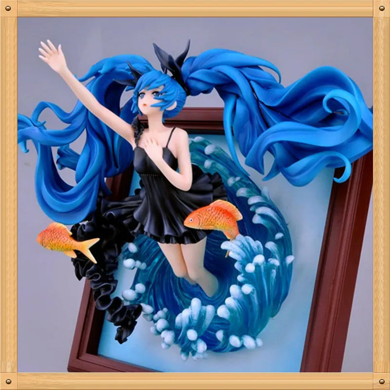 

Cool 9" Volcaloid Hatsune Miku Deep Sea Girl Ver. 1/8 Scale Anime 35cm PVC Action Figure Collection Model Doll Toy