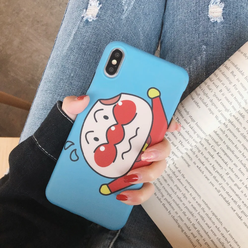 Angry Girl Boy For iPhone xs Case Cute Xs max Xr High Quality Phone Cases For Funda iPhone 7Apple 7plus 6s 8 Telephone Accessory
