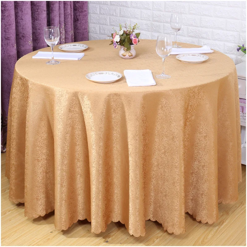 WLIARLEO Big Size Round Tablecloth Dust proof Table Cloth Cover
