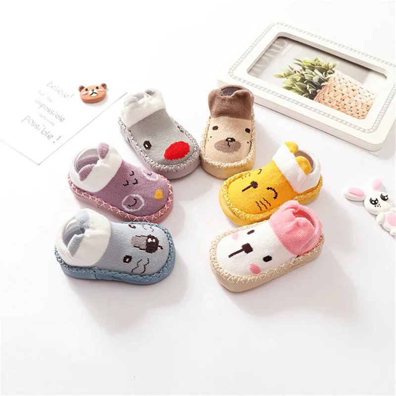 2019 Baby Foot Socks With Rubber Infant Sock For Newborn Baby Boys Girl ...