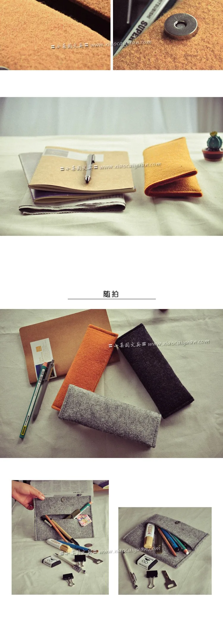 MUPU тканевая сумка для карандашей зеленая шерстяная фетровая овечья сумка для карандашей творческая большая емкость двусторонний чехол для карандашей 1 шт