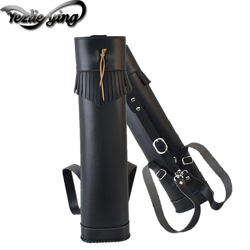 

Crossbow Hunting Portable Black PU Leather Archery Quiver Bag Bow and Arrow Holder Hunting Quiver Bag Bow