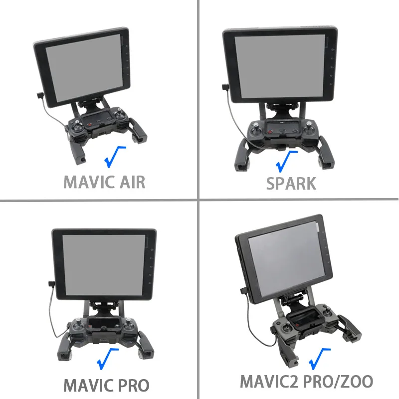 Remote Controller Extension Holder for DJI CrystalSky Monitor Bracket Tablet Phone Mount For Mavic 2 Pro Zoom Air Spark Drone