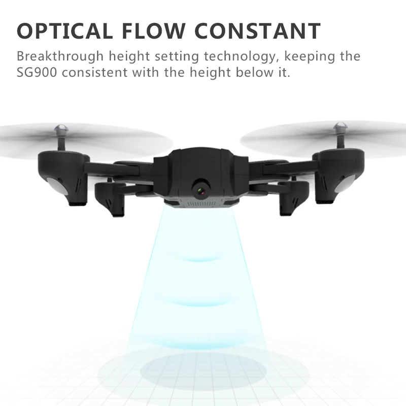  Profissional 4K / 720P HD Dual Camera WiFi FPV Drone Optical Flow Aerial Video RC Quadcopter Aircra