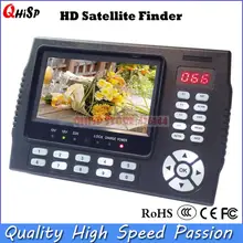Satellite TV Receiver 4.3 Inch Portable Multifunctional HD Satellite Finder Monitor dvb s2