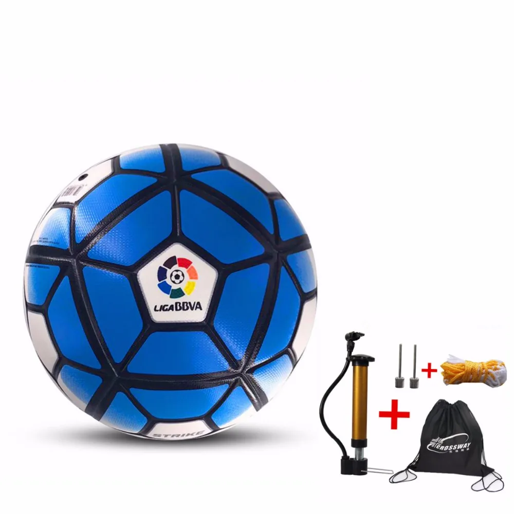 Top Quality Match Ball Sports Training Football Soccer Ball Size 5 Yellow-Black FB-1203 