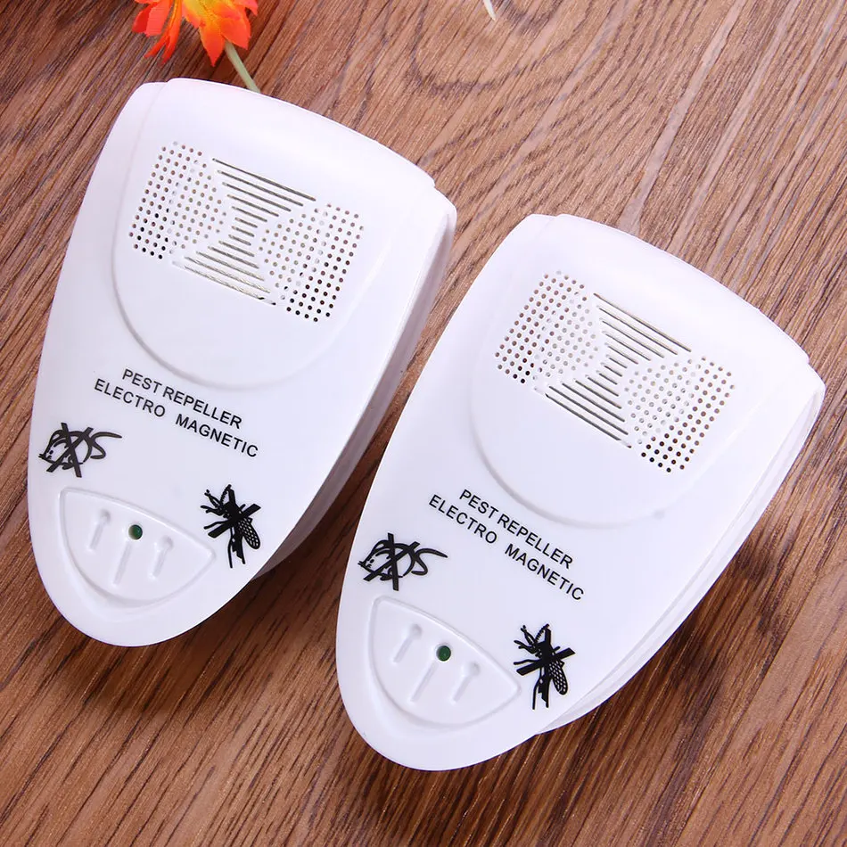 100 Effective White Safe Ultrasonic Electronic Pest Repeller Kill